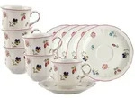 Villeroy & Boch Kaffeetassen, Mehrfarbig, Keramik, 0.12 L, Rund, Kaffee & Tee,