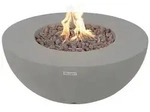 Modeno Feuerstelle, Grau, Stein, 87x37x87 cm, CE, Freizeit, Campingzubeh&ouml;r,
