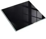 Tulup Glasplatte, Schwarz, Glas, 60x0.4x52 cm, K&uuml;chen, K&uuml;chenelektroger&auml;te,...