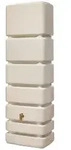 4rain Wandtank, Beige, Kunststoff, 350 L, 60x184x39 cm, Gartenzubeh&ouml;r, Gartenpflege
