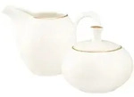 Seltmann Weiden Milch-, Creme, Keramik, Rund, 2 cm, Kaffee & Tee, Zuckerdosen