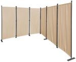 Quick Star Paravent, Beige, Metall, 340x170 cm, Sonnen- & Sichtschutz,...