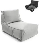 Mokebo Outdoor, Grau, Textil, 60x65x95 cm, Oeko-Tex&reg;, Gartenm&ouml;bel,