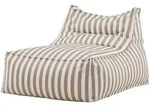 Gardenson Loungesessel, Wei&szlig;, Beige, Textil, 90x83x118 cm, Loungem&ouml;bel,