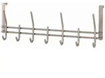 T&uuml;rgarderobe, Edelstahl, Metall, 54x20x7 cm, Garderobe, Garderobenleisten &