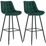 CLP Barhocker, Gr&uuml;n, Metall, 47x106x52 cm, Esszimmer, Barm&ouml;bel, Barhocker