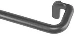Umbra Vorhangstangenset Twilight, Schwarz, Metall, Kunststoff, 76-213 cm,