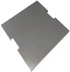 Elementi Edelstahl-Abdeckung, Edelstahl, Metall, 62x10x62 cm, CE, Freizeit,