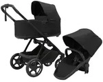Thule Kombikinderwagen Charm 2in1, Schwarz, Kunststoff, UV 50+, Feststellbremse,
