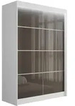 Altdecor Kleiderschrank, Wei&szlig;, Grau, Holzwerkstoff, 150x215x61 cm,...
