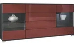 Vladon Sideboard, Bordeaux, Holzwerkstoff, 166.5x75.5x35 cm, Wohnzimmer,...