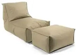 Mokebo Outdoor, Cappuccino, Textil, 60x65x95 cm, Oeko-Tex&reg;, Gartenm&ouml;bel,