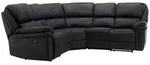 Livetastic Ecksofa, Schwarz, Textil, 5-Sitzer, Eckteil, L-Form, 338x338 cm,...