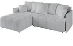 Altdecor Ecksofa, Grau, Kunststoff, 4-Sitzer, L-Form, 251x189 cm, Wohnzimmer,...