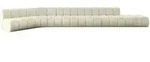 Altdecor Ecksofa, Beige, Textil, 7-Sitzer, L-Form, 562x174 cm, Wohnzimmer,...