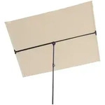 Deluke Balkonschirm, Beige, Kunststoff, 130x130 cm, Sonnen- & Sichtschutz,