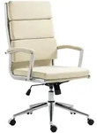 CLP Chefsessel, Creme, Metall, 61x107x65 cm, Arbeitszimmer, B&uuml;rost&uuml;hle,...