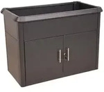 Deluke Hochbeet, Anthrazit, Metall, 57x78x107 cm, Gartenzubeh&ouml;r, Hochbeete