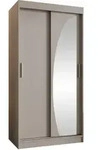 Mirjan24 Schwebet&uuml;renschrank, Kaschmir, Holzwerkstoff, 2 Schubladen,...