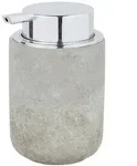 Sch&ouml;ner Wohnen Seifenspender Londa, Grau, Chrom, Hellgrau, Kunststoff, Keramik,
