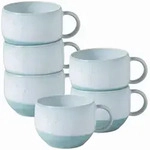 like.Villeroy & Boch Kaffeetassen, Blau, Keramik, 0.19 L, Kaffee & Tee, Tassen,