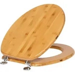5five Simply Smart Wc-Sitz, Braun, Holz, 37.3x5.5x43.2 cm, Badezimmer, WC