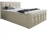 Mirjan24 Boxbett, Beige, Holz, 180x200 cm, Schlafzimmer, Betten, Boxspringbetten