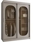 Mirjan24 Schwebet&uuml;renschrank, Kaschmir, Kunststoff, 2 Schubladen, Rechteckig,