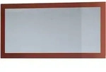 Vladon Spiegel, Bordeaux, Holzwerkstoff, Rechteckig, 110x52x2 cm, Spiegel,