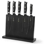 Wakoli Messer-Set, Schwarz, Holz, Metall, 1x1x1 cm, Kochen, K&uuml;chenmesser,