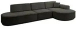 Altdecor Ecksofa, Schwarz, Kunststoff, 4-Sitzer, 328x171 cm, Wohnzimmer, Sofas &