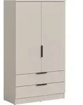 Livetastic Dreht&uuml;renschrank, Kaschmir, Holzwerkstoff, 3 F&auml;cher, 2 Schublade(n)