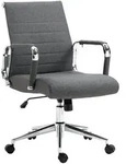 Svita Schreibtischstuhl, Dunkelgrau, Metall, 1-Sitzer, 56x103x64 cm,...