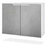Vladon Kommode, Hellgrau, Holzwerkstoff, 92.5x73.5x35 cm, Wohnzimmer, Kommoden &