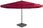 furnicato Sonnenschirm, Rot, Metall, Rund, 500x500 cm, Sonnen- & Sichtschutz,