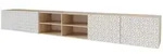 Altdecor Lowboard, Wei&szlig;, Holzwerkstoff, Rechteckig, 300x40x40 cm, Wohnzimmer,