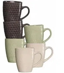 Ritzenhoff Breker Henkelbecher, Mehrfarbig, Keramik, Rund, Kaffee & Tee, Tassen,