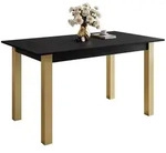 Lookway Esstisch, Schwarz, Metall, 8-Sitzer, Rechteckig,Rechteckig, 80x77x140...