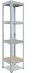shelfplaza Schwerlastregal, Silber, Metall, Quadratisch, 60x200x60 cm, Freizeit,