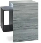 Vladon Nachttisch, Anthrazit, Holzwerkstoff, 60x63x36 cm, Schlafzimmer,...