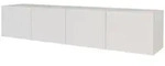 Altdecor Lowboard, Wei&szlig;, Holzwerkstoff, Rechteckig, 200x40x40 cm, Wohnzimmer,
