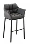 CLP Barhocker, Grau, Metall, 64x110x48 cm, Esszimmer, Barm&ouml;bel, Barhocker