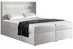 Mirjan24 Boxbett, Wei&szlig;, Textil, H&ouml;he ca. 22 cm, Rechteckig, 180x200 cm,