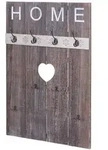MCW Wandgarderobe, Braun, Holz, Paulownia, 60x91x8 cm, Garderobe,...