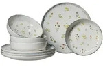 Ritzenhoff Breker Tafelservice, Mehrfarbig, Keramik, 8-teilig, Rund, 2x2x2 cm, Essen