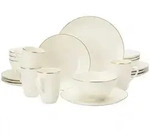 Seltmann Weiden Kombiservice, Creme, Gold, Keramik, 20-teilig, Rund, 2x2x2 cm, Essen