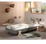Vipack Kinder-/Juniorbett, Grau, Holz, Kiefer, 90x200 cm, Kinder- & Jugendzimmer,