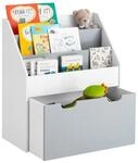 SoBuy Kinderregal, Grau, Holzwerkstoff, 63x70x30 cm, Kinder- & Jugendzimmer,