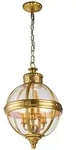 Elstead Lighting Kronleuchter Adams, Messing, Glas, Metall, 71.1 cm, RoHS,...