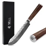 Wakoli Blockmesser, Nussbaum, Metall, Holz, Echtholz, 34 cm, Kochen,...